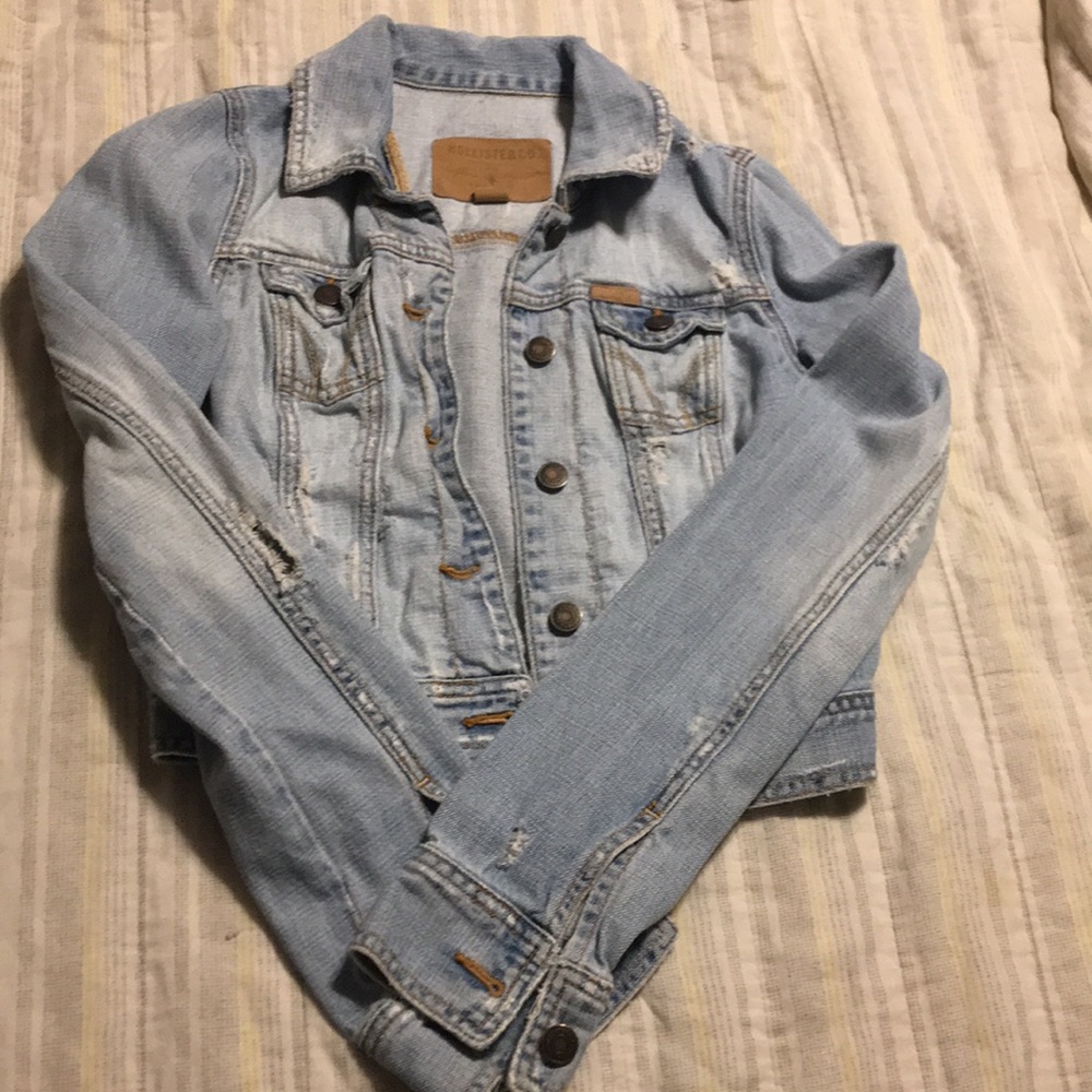 Hollister Distressed Denim Jacket